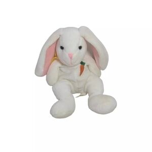 Plushland Inc 1999 Easter Rabbit Bunny Bean Bag Plush 8"H Vintage Stuffed Animal
